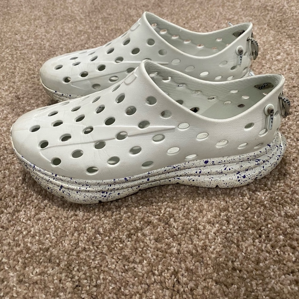 Kane shoes Cloud Grey+purple speckle size W8/M7